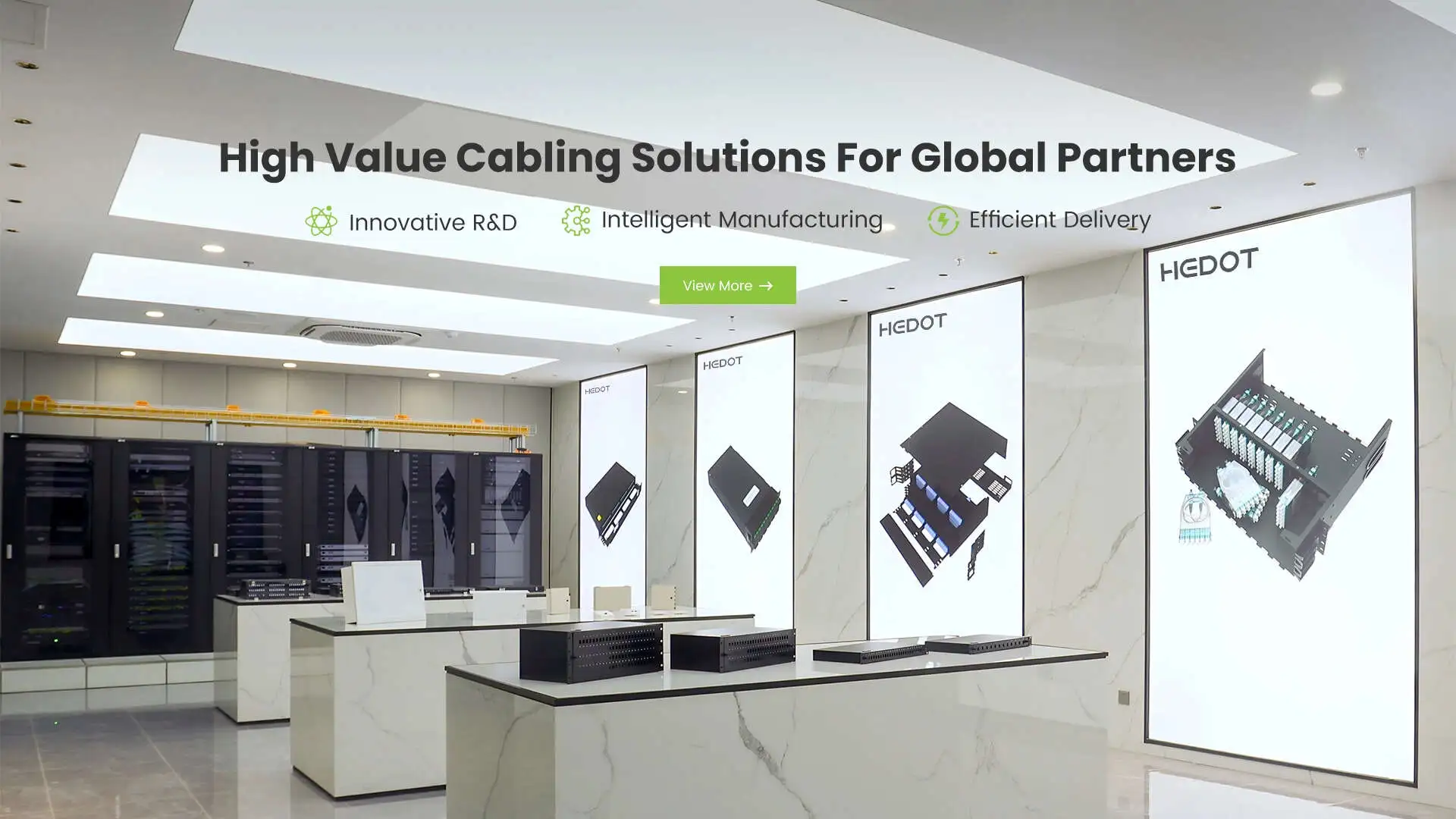 โซลูชันศูนย์ข้อมูลมูลค่านวัตกรรมสำหรับพันธมิตรระดับโลก